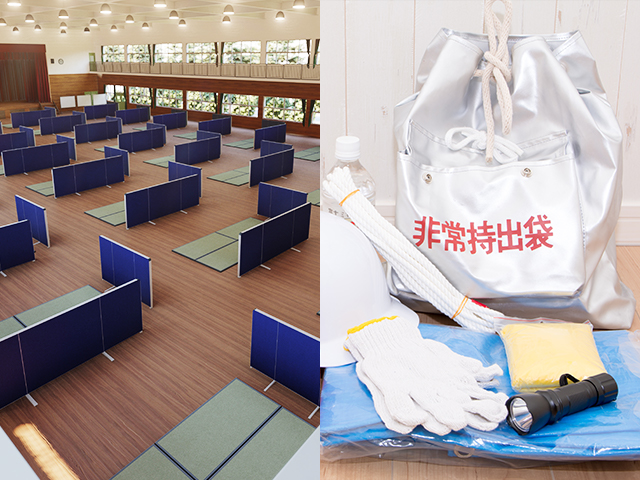 在宅避難にも備える